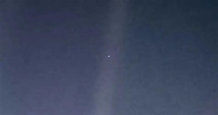 A “Pale Blue Dot” In The Immensity Of The Cosmos