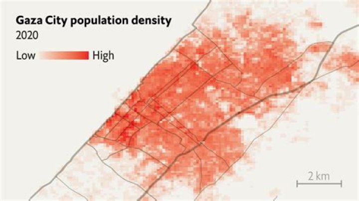 Southern Gaza could become more densely populated than Delhi